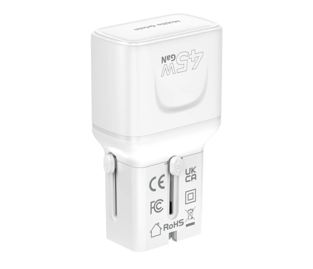 Mobile Origin 45W Travel AdapterEU/US/UK/AU PW26white - 1504129 - zdjęcie 3